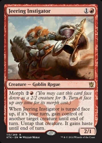 Jeering Instigator ~ Heavily Played Khans of Tarkir MTG Magic UltimateMTG Red Ca - Image 1 of 1