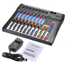 New listing
ammoon Usb 8Channel Digtal Mic Line Audio Mixer Console for Recording Stage Q7V5