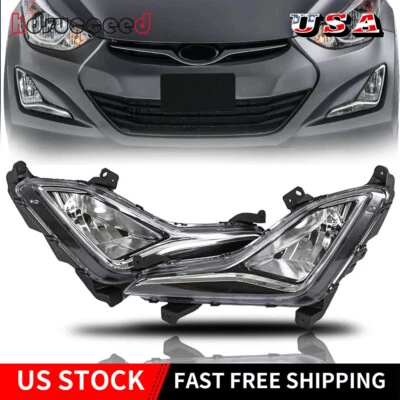 Пара противотуманных фар дневного света бампер для Hyundai Elantra 2014-2015-2016 годов выпуска - Изображение 1 из 4