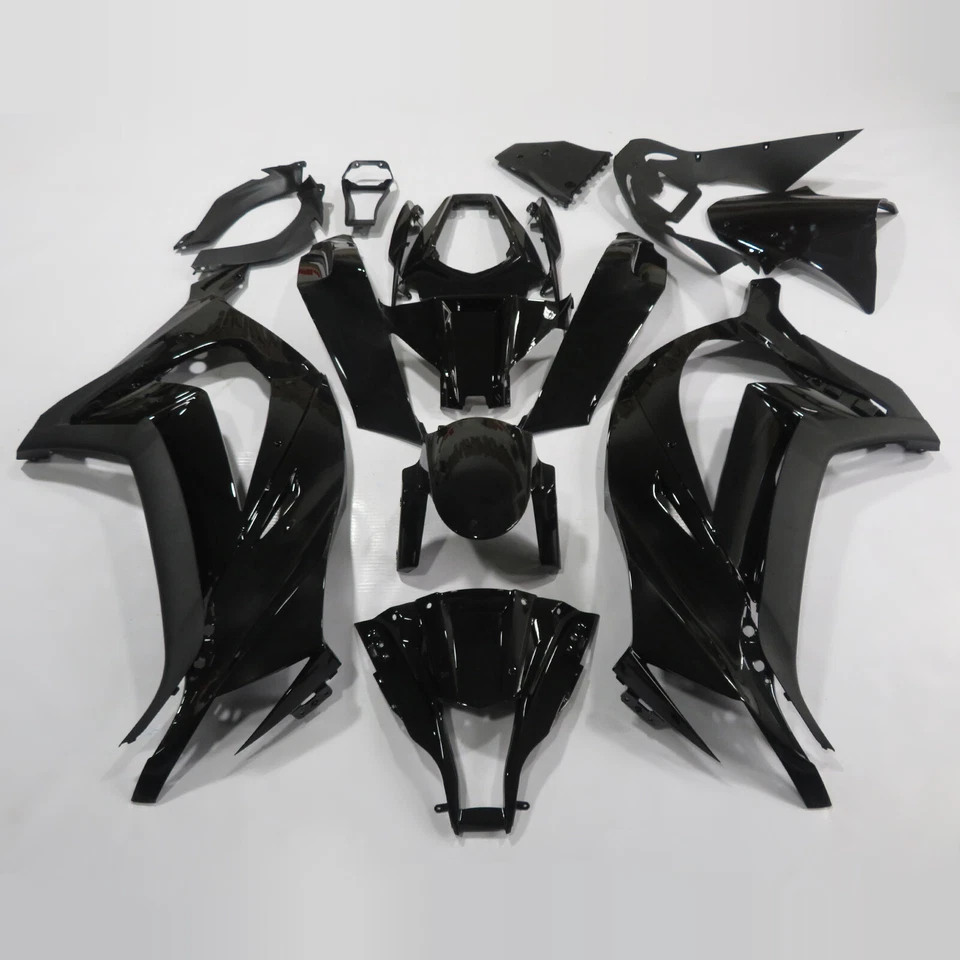 Kit de carenado negro brillante carrocería para Kawasaki Ninja ZX10R 2011-2015 2012 ZX1000 Foto 1 de 4
