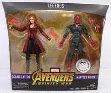 E4 Marvel Legends Avengers Scarlet Witch Vision Action Figure Set 2 Pack