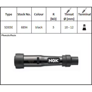 ATTACCO CANDELA NGK SD05E - Imagen 1 de 1