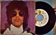Prince 'when doves cry' vinyl 7" 45 W/Picture Sleeve Vg+