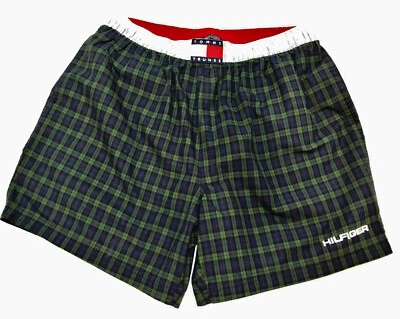 De Colección Tommy Hilfiger Board Shorts Bañador a Cuadros Talla Grande Deletrear BANDERA  Foto 1 de 4