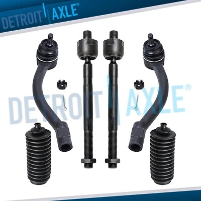 6pc Front Inner Outer Tierod for 2012 - 2014 2015 2016 Elantra Coupe GT Veloster - Image 1 of 4