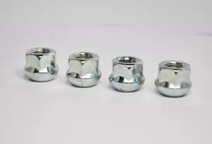 Juego de 4 tuercas de rueda de aleación abierta de radio hexagonal M12 x 1,5, 19 mm (plata) - Imagen 1 de 2