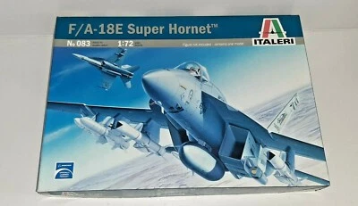 ITALERI 1/72 AEREO F/A-18E SUPER HORNET N°083 KIT MONTAGGIO - Immagine 1 di 3