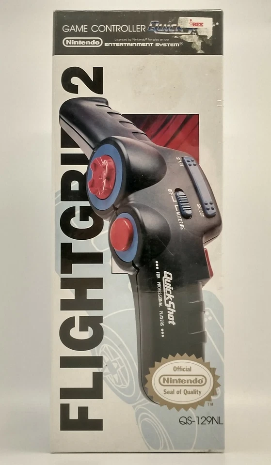 Flight Grip 2 Controller by QuickShot for Nintendo NES Brand New Factory Sealed - Image 1 of 4