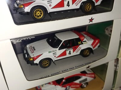 1x Bizarre Bz530 TOYOTA CELICA 2000 GT Waldegaard Rallye New Zealand 1982 1:43  - Immagine 1 di 4