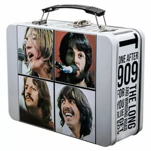 THE BEATLES - Large Tin Tote / Metal Lunch Box - LET IT BE Album Cover Design - Picture 1 of 6