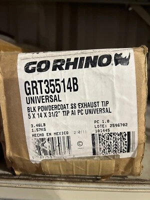 Tubo de escape Tip Go Rhino GRT35514B Foto 1 de 2