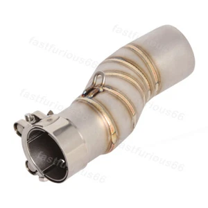 New Pipe For CF-Moto 450MT 2024-2025 Motorcycle Exhaust Tips Mid Link Tube 51mm - Picture 1 of 6