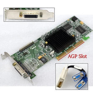Matrox Graphics Card Quad Head DMS-59 VGA 246746-001 Vista XP 2000 Me 98 NT M708 - Picture 1 of 4