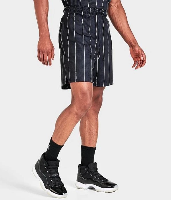 Nike Jordan Essentials Men s Black Printed Shorts DM1357-010 2XL XXL