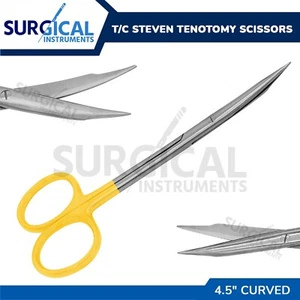 T/C Steven Forbici Tenotomia 4,5" Curve - Chirurgia Dentale Grado Tedesco - Foto 1 di 10