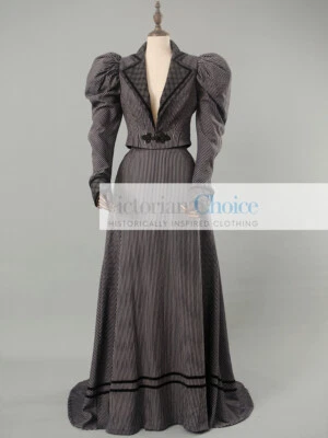 Victorian Edwardian 1900 Vintage Dress Downton Abbey Titanic Theater Costume 709 - Image 1 of 4