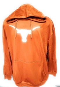 Mens Authentic Apparel NCAA Texas Longhorns Orange Rust B&T Logo Hoodie Pullover - Picture 1 of 2