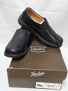 Florsheim Boys Bogan Jr Black Loafers Leather Shoes 6 Medium M Toddler NIB - Picture 1 of 20