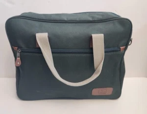 Vintage  John Deere Tan & Green  Briefcase laptop Portfolio Bag Attaché Handles - Picture 1 of 6