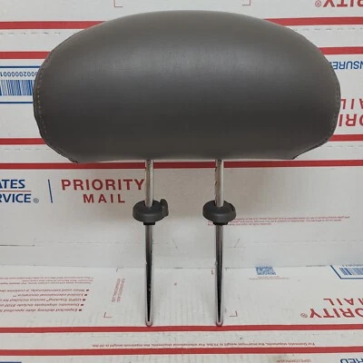 ✅01-05 Chrysler Pt Cruiser cuero gris oscuro asiento trasero reposacabezas OEM B Foto 1 de 4