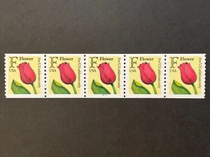 Estampillas de flores de tulipán con tasa F PNC5 29c de Estados Unidos Sc# 2518 placa 1222 MNH - Imagen 1 de 2