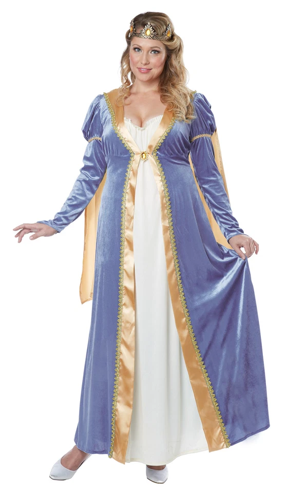 Renaissance Elegant Empress Royal Queen Adult Plus Size Costume  - Image 1 of 1