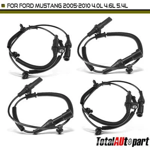 4Pcs ABS Wheel Speed Sensor for Ford Mustang 2005-2010 4.0L 4.6L Front & Rear - Picture 1 of 8