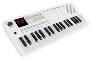 Keyboard 37 Mini Tasten USB-C MIDI Piano Controller Batterie tragbar Weiß Grau - Bild 1 von 9