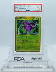 Pokemon Plasma Blast Virizion #103 Segreto Raro Holo Foil Psa 9 Mint #40769608 - Foto 1 di 3