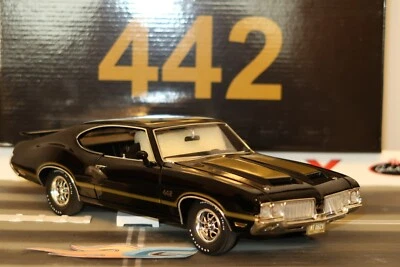 GMP ACME 1:18 1970 OLDSMOBILE 442 CUTLASS – PRETO A1805607L 350 FABRICADO - Imagem 1 de 4
