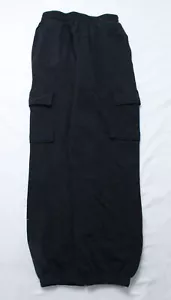 ANWND Women's Cargo Elastic Waist Casual Baggy Jogger Pants JL3 Black Medium - Picture 1 of 4