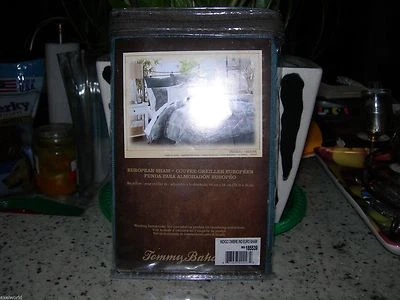 TOMMY BAHAMA "ombre índigo" 1 pieza EURO ALMOHADA FARSA NUEVO EN PAQUETE Foto 1 de 4