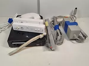 Nintendo Wii Game Console System Wii Black RVL-101 - Picture 1 of 11
