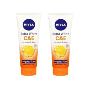 2x320ml Extra White C&E Nivea Body Lotion Vitamin C 50x Whitening Skin Care Deep - Picture 1 of 9
