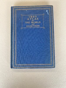Atlas der Welt & Gazetteer 1923 Kartensammlung Funk Wagnalls Company selten - Bild 1 von 8