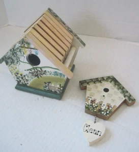 Juego de 6 posavasos de corcho e imán para lavavajillas Bird House limpio sucio nuevo - Imagen 1 de 11