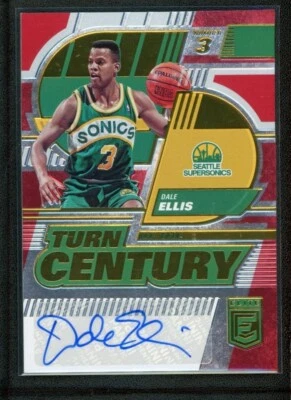 2022-23 DALE ELLIS 31/49AUTO PANINI DONRUSS ELITE TURN OF THE CENTURY AUTOGRAPHS - Image 1 of 2