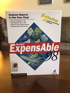 Quicken Expendable 98 3.0 Expense Reporting, CD, Windows 95 and later - Picture 1 of 4