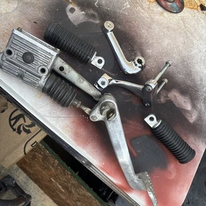Harley Davidson Sportster Mid Controls Evo 883 1200 Footrests Brake Etc 90s Mids - Picture 1 of 21
