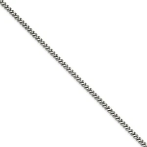 Men's 5.5mm Stainless Steel Franco Chain Bracelet, 8.5 Inch - Picture 1 of 5