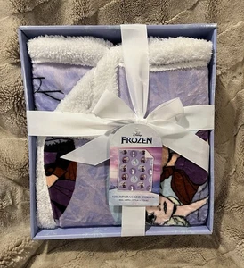 Disney Frozen Sherpa Back Kids Throw Blanket Plush Soft 46 X 60 Inches - Picture 1 of 7