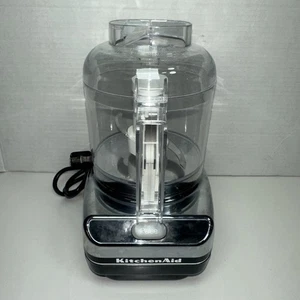 KitchenAid Chef's Chopper KFC3100R2 KFC3100 Chrome Black Tested Works - Picture 1 of 7
