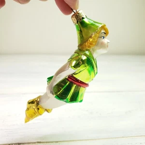 Kurt Adler Polonesa Vidrio Peter Pan Volador Adorno de Navidad Coleccionable - Imagen 1 de 6