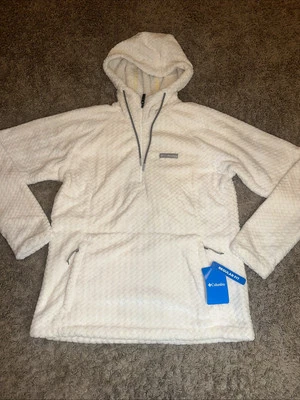 Para mujer Columbia Ruby Lake FS con capucha media cremallera polar marfil talla mediana precio de venta sugerido por el fabricante $70 Foto 1 de 4