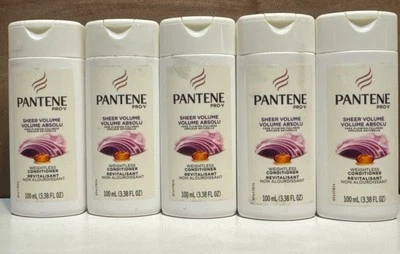 Paquete de 5 acondicionadores de volumen transparente Pantene Pro-V, 3,38 fl oz Foto 1 de 4