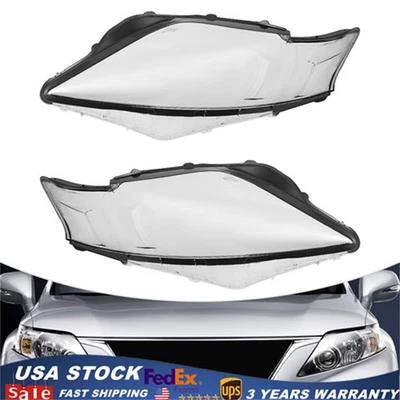 For 09-11 Lexus RX350 RX450h Headlight Lens Cover Left and Right Headlamp Covers - Imagem 1 de 4