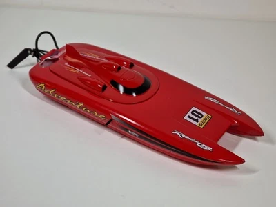 Amewi 26070 Adventure Rc Rennkatamaran 30KM/H Rot Rc Boot Speedboat 2.4Ghz - Bild 1 von 4