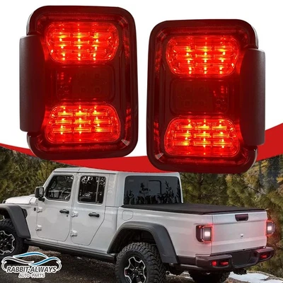 Brake LED Tail Lights for Jeep Gladiator JT 2020-2024 Turn Signal Reverse Light - Imagem 1 de 4