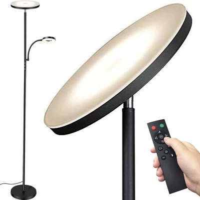 Lámpara de Pie, Actualizada 42W 4000LM Super Brillante LED Lámpara de Pie para Salón Dormitorio Foto 1 de 4