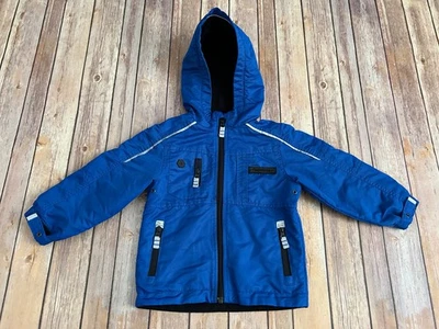 Chaqueta London Fog Cremallera Completa Azul Invierno Abrigo Niños Talla 3T Foto 1 de 3